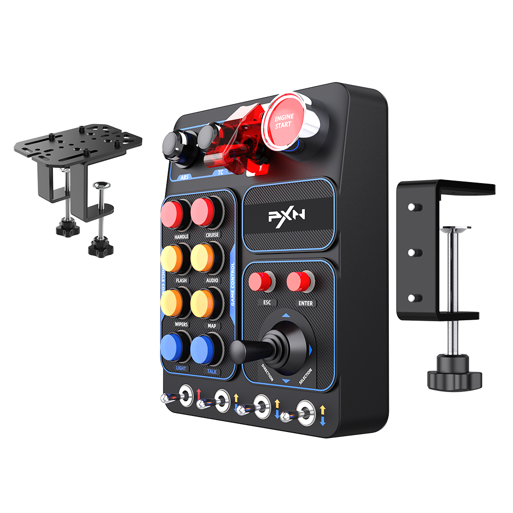 PXN CB1 Button Box – 30 Programmable Buttons for PC Sim Gaming PXN CB1 Button Box – 30 Programmable Buttons for PC Sim Gaming