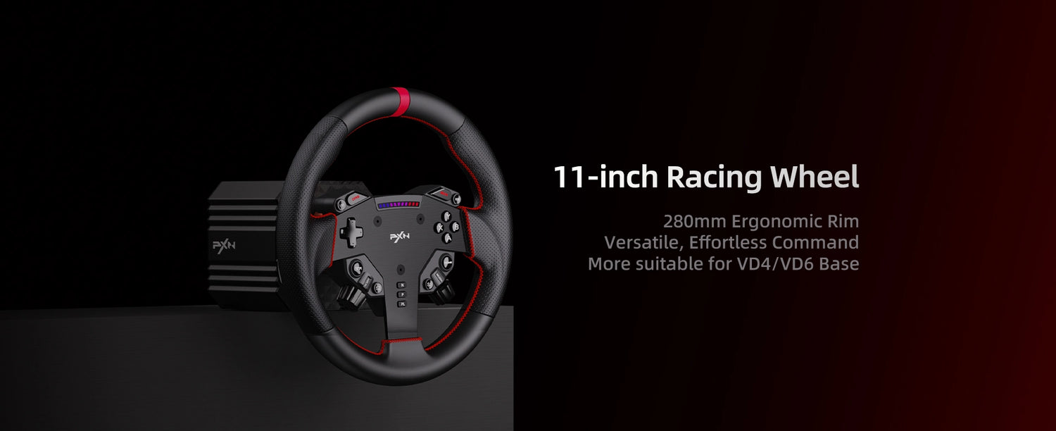 280mm PXN W AS Sim Racing Steering Wheel