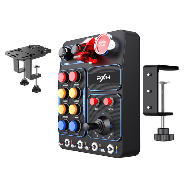 PXN CB1 Button Box – 30 Programmable Buttons for PC Sim Gaming
