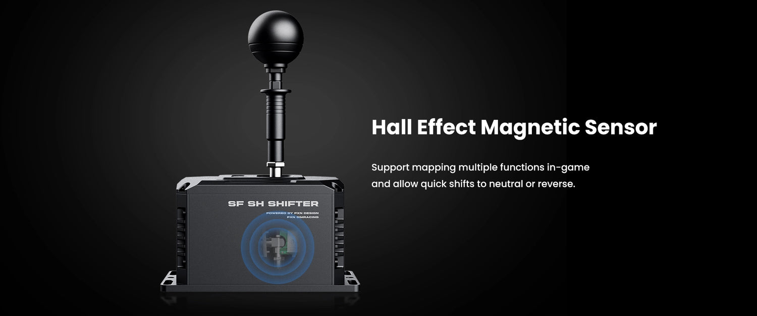 PXN SF SH Sequential Shifter for Sim Racing with Hall Effect Magnetic Sensor