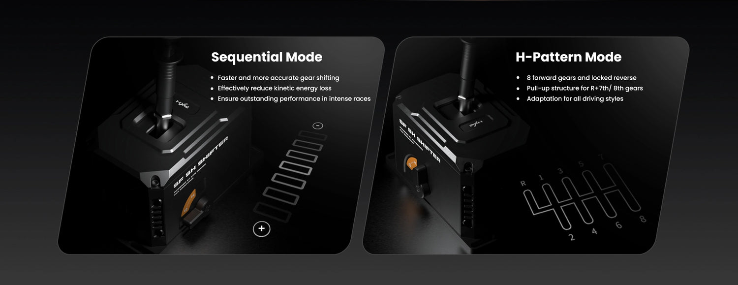 PXN SF SH Sim Sequential Shifter Converting H Pattern to Sequential