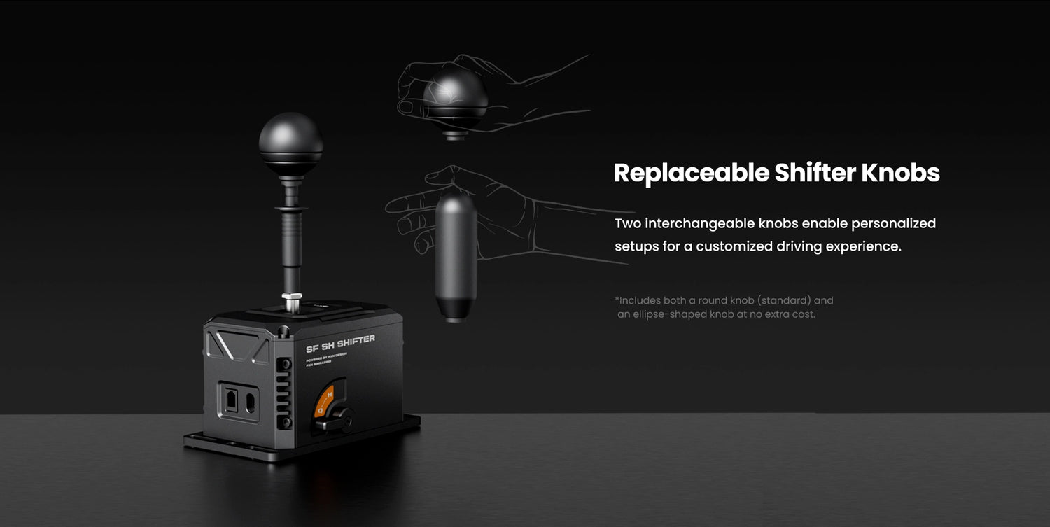 PXN SF SH Sim Sequential Shifter with Replaceable Shifter Knobs