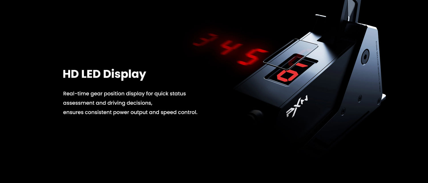 PXN SF SMG PC Shifter USB with Real Time Gear Position Display for Quick Status Check