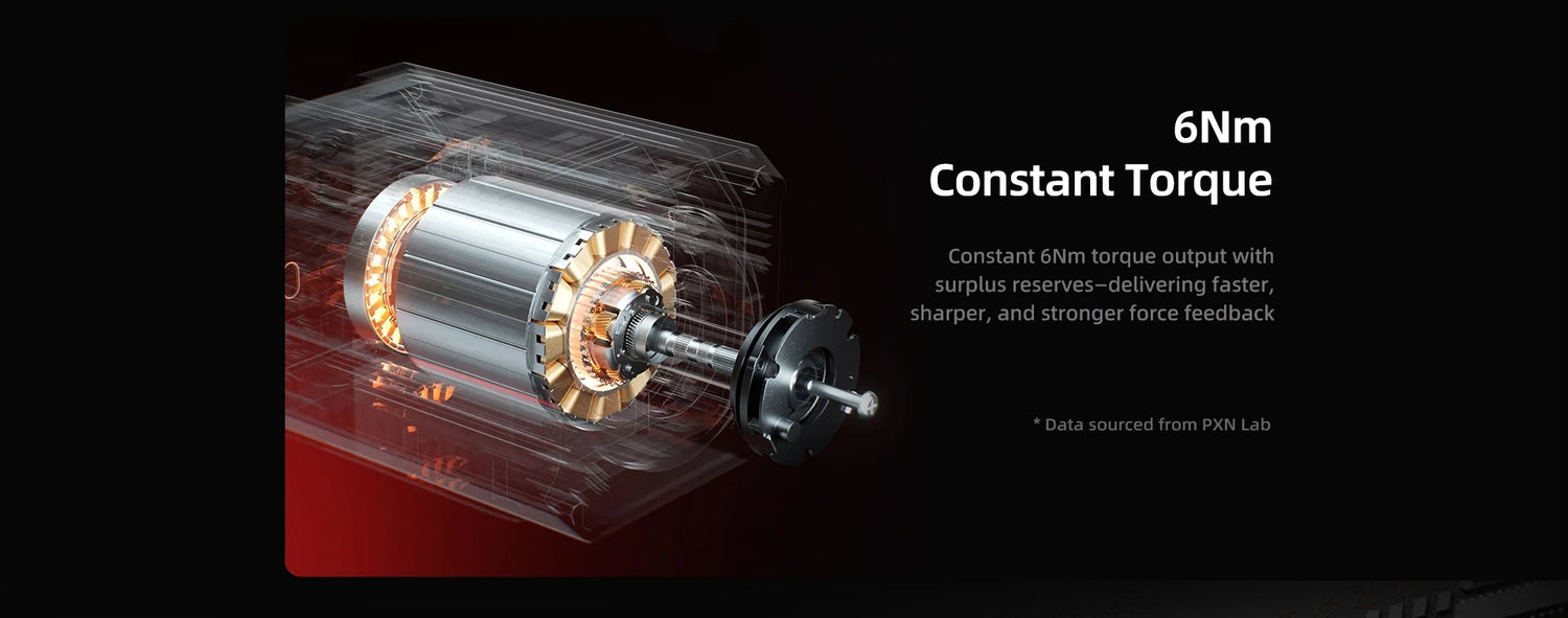 PXN VD6 Sim Race Wheel Base with 6nm Torque