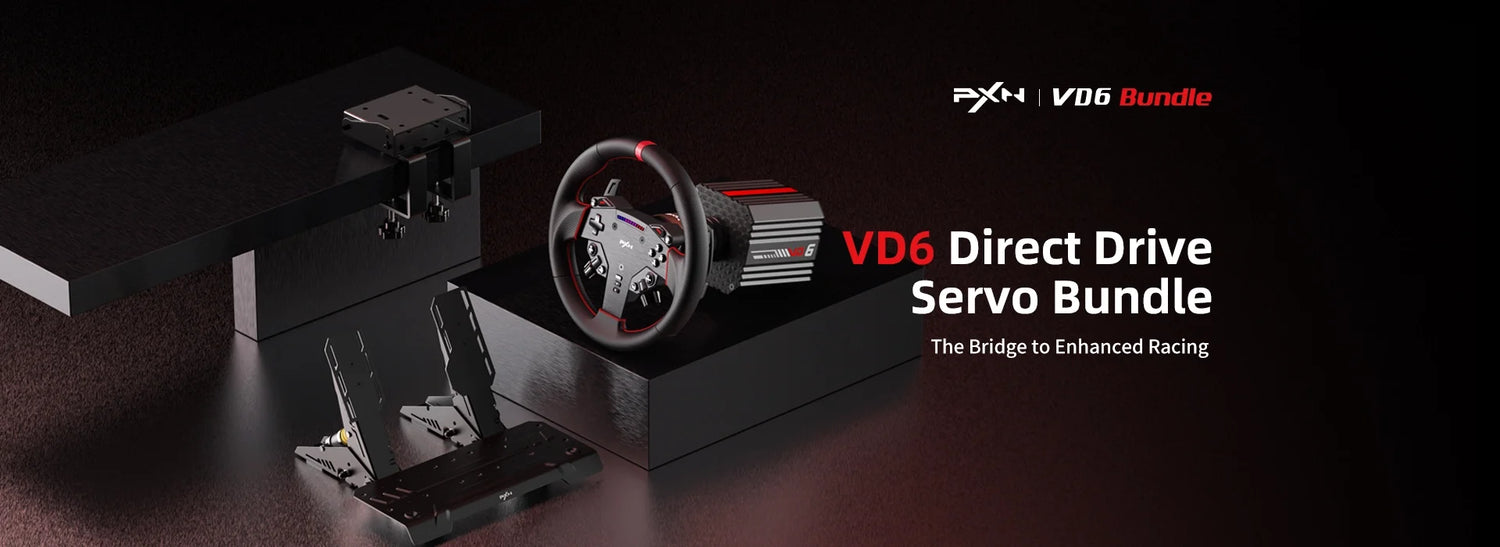 PXN VD6 W AS Sim Racing Wheel