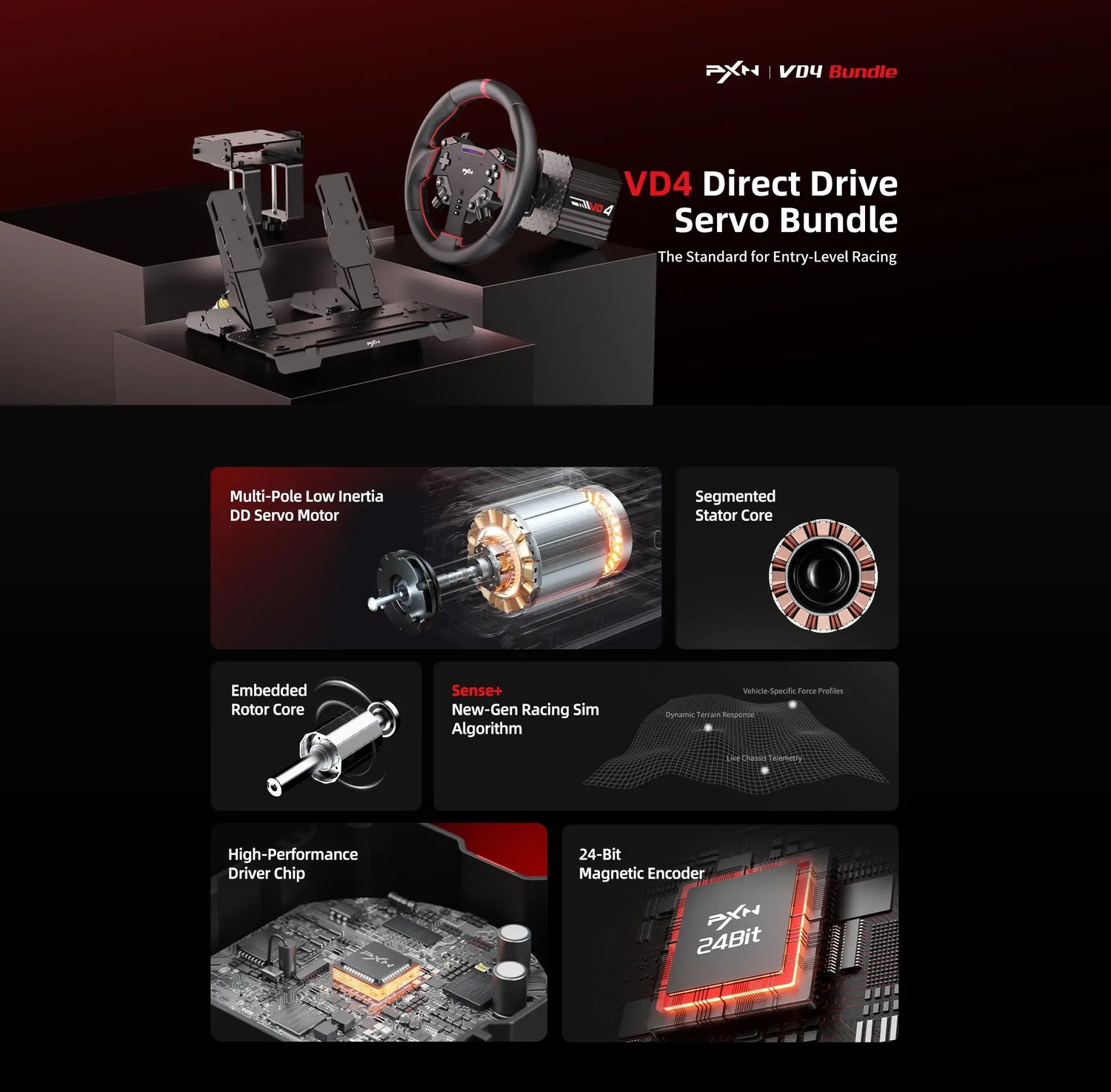 VD4 W AS Direct Drive Racing Bundle